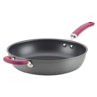 Circulon Radiance Hard-Anodized Nonstick Deep Fry Pan with Lid, 12 